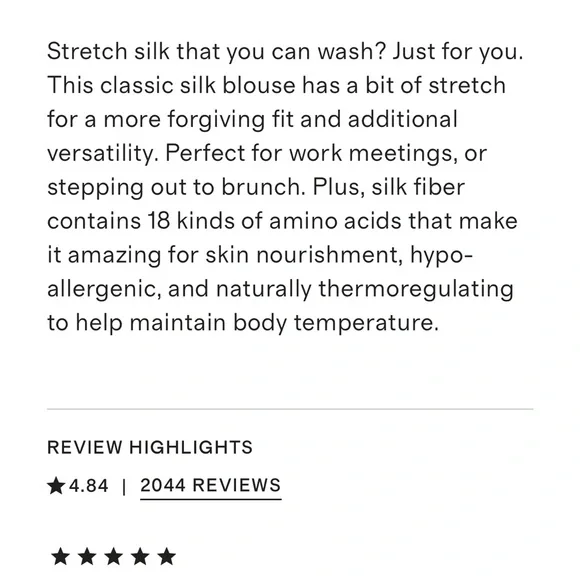 Quince washable silk blouse in “celestial”, a beautiful peacock blue - Picture 7 of 15